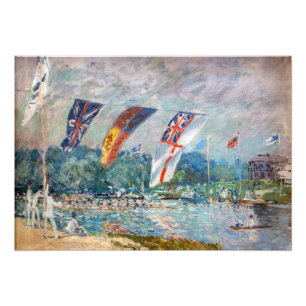 Foto Alfred Sisley - Regata em Molesey