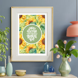 Foto "Algo Para Agradecer" Poster de girassol
