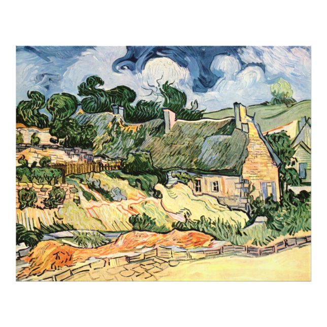 Foto Algodão achatado em Cordeville Vincent van Gogh (Frente)
