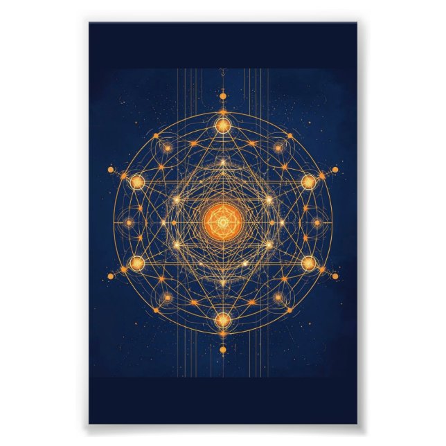 Foto Alinhamento Estelar: A Geometria da Luz Interior (Frente)