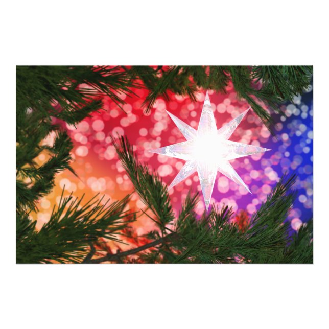 Foto All Is Bright Christmas Photo Impressão (Frente)