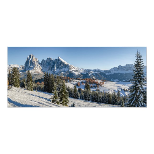 Foto Alpe di Siusi impressão (Frente)