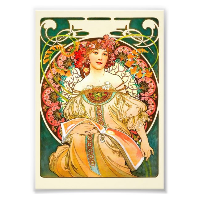 Foto Alphonse Mucha Art Nouveau Daydre (Frente)