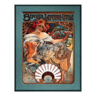 Foto Alphonse Mucha Biscuits Lefevre-Utile Speckled