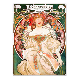 Foto Alphonse Mucha F. Champenois Imprimir