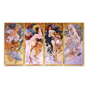 Foto Alphonse Mucha Four Seasons Prin