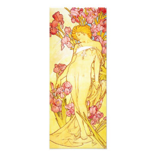 Foto Alphonse Mucha Iris Impressão