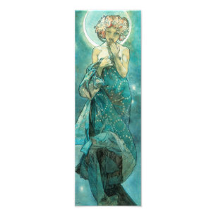 Foto Alphonse Mucha Moonlight Clair De Lune Art Nouveau