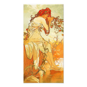 Foto Alphonse Mucha Summer Impressão
