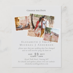 FOTO Alterar os planos de data Adiando qualquer ev