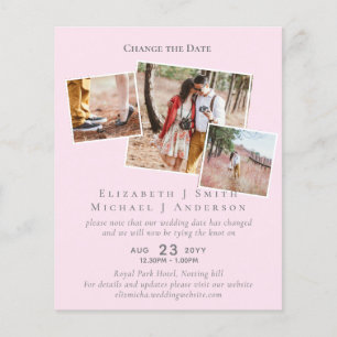 FOTO Alterar os planos de data Adiando qualquer ev