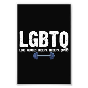 Foto Amante de academia LGBTQ Pernas Glúteos Bíceps Trí