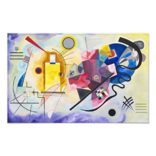 Foto Amarelo-vermelho-azul   Kandinsky  