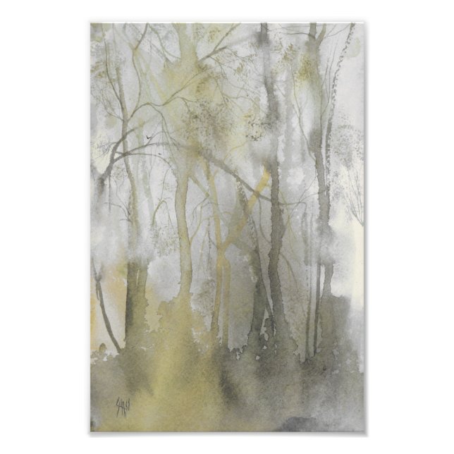 Foto Amber Wilds Watercolor Abstrato (Frente)