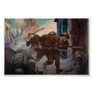 Foto Americanos em Chateau-Thierry por N. C. Wyeth