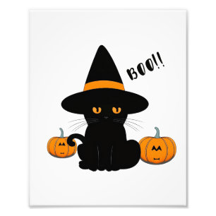 Foto Amigos de Cartoon Bonitos do Halloween, Gato Negra
