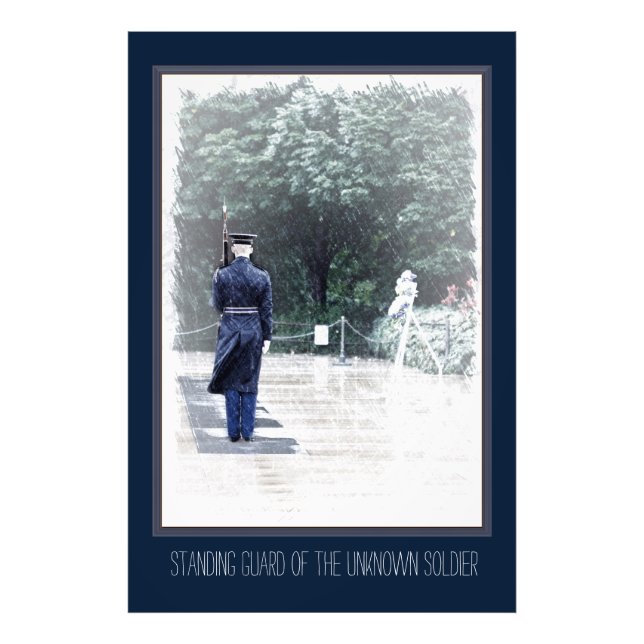 Foto Ampliação Grande Guarda Soldado Desconhecido (Frente)