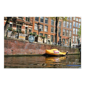 Foto Amsterdã, Canal, Barco de Sapato de Madeira