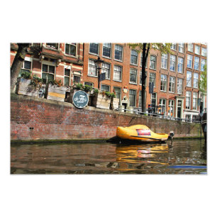Foto Amsterdã, Canal, Barco Wooden Shoe