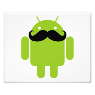 Foto Android Robot Mustache