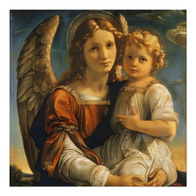 Foto Angel e Baby Jesus (Frente)