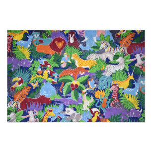 Foto Animais Coloridos da Selva