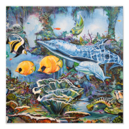 Foto Animais Marinhos Amarelos Vermelhos Coloridos