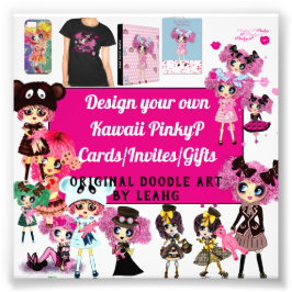 Foto Anime de GAROTA KAWAII - Design seus próprios cart