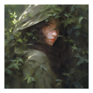 Foto Anime Mulher Menina da Floresta