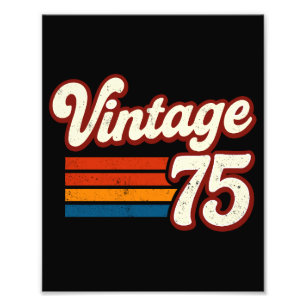 Foto Aniversário de 50 anos Vintage 1975 Feito em 1975 