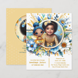 Foto Aniversário Pequena Fada Negra Princesa Afric