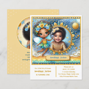 Foto Aniversário Pequena Fada Negra Princesa Afric