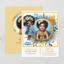 Foto Aniversário Pequena Fada Negra Princesa Afric