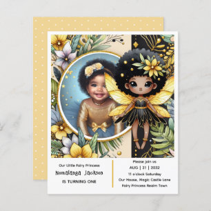 Foto Aniversário Pequena Fada Negra Princesa Afric