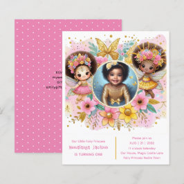 Foto: Aniversário Pequeno Pia Negra Fada Africana