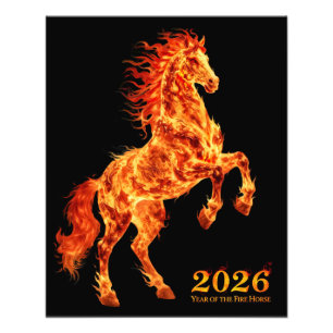 Foto Ano de 2026 do Cavalo de Fogo