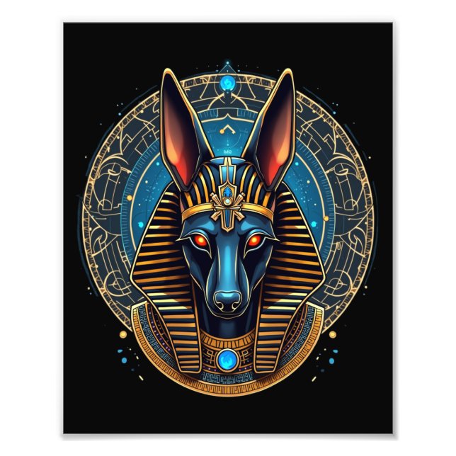Foto Antiguidade egípcia Deus Anubis, mitologia egípcia (Frente)