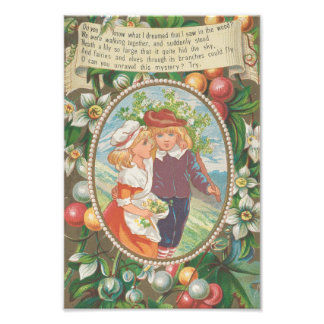 Foto Antique Quirky Valentine, Victorian Era, 1874