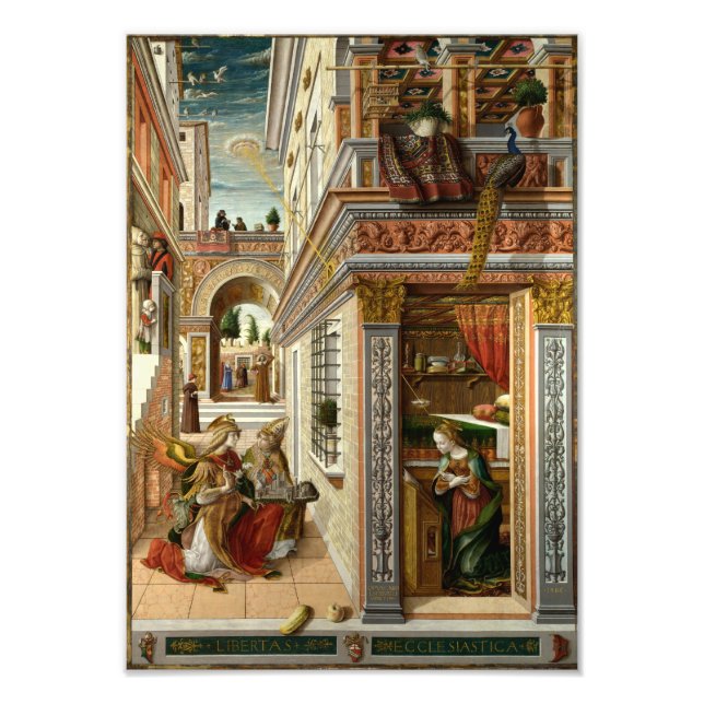Foto Anunciação Com St. Emidius, 1486 (Frente)