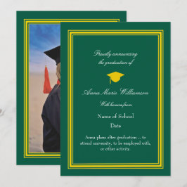 Foto - Anúncio de Graduação Orgulhosamente Verde L