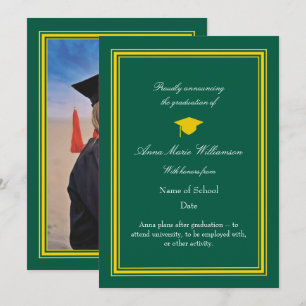 Foto - Anúncio de Graduação Orgulhosamente Verde L