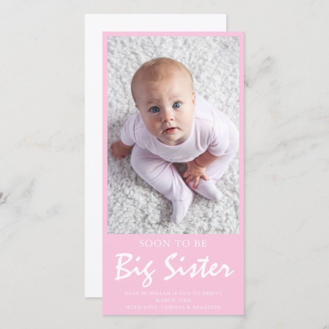 Foto: Anúncio Rosa da Grande Irmã (Frente/Verso)