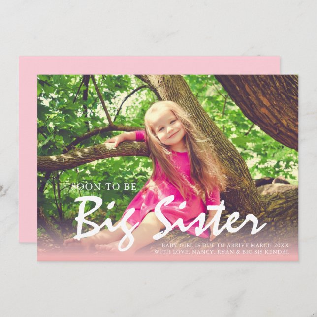 Foto: Anúncio Rosa da Grande Irmã (Frente/Verso)