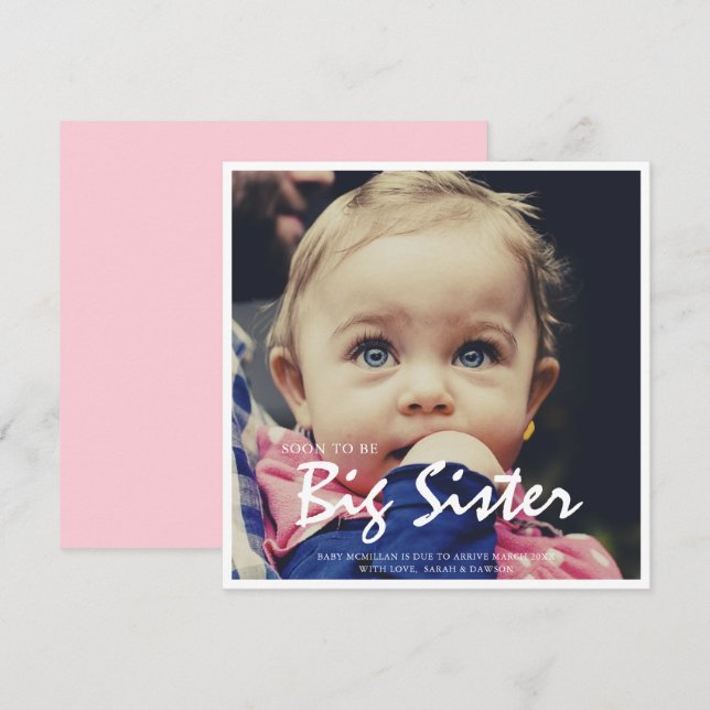 Foto: Anúncio Rosa da Grande Irmã (Frente/Verso)