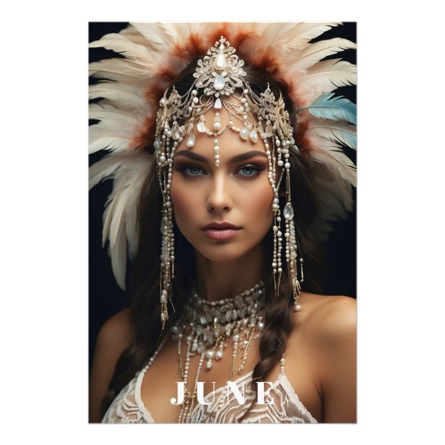 Foto *~ AP53 JUNE Boho BIRTHDAY PEARLS Mulher (Frente)