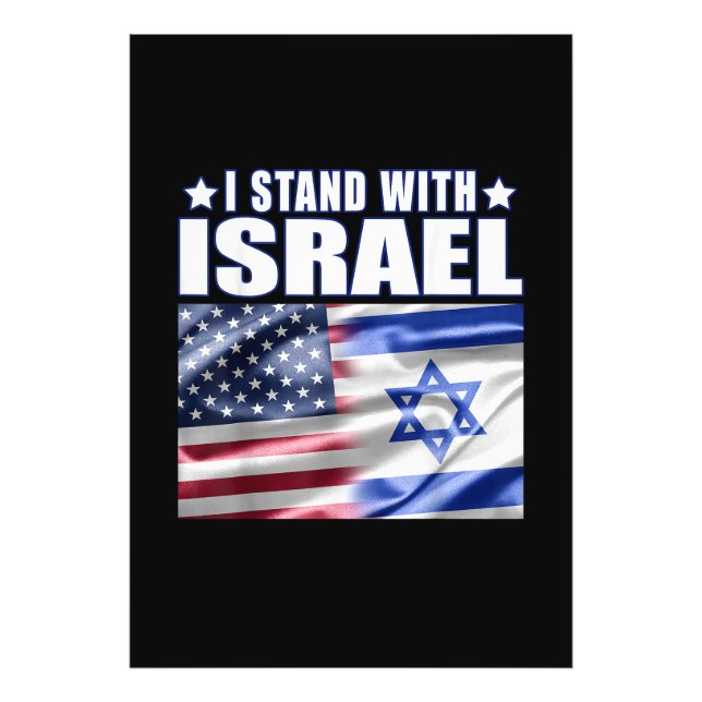 Foto Apoio a Israel Eu Estou com Israel  (Frente)