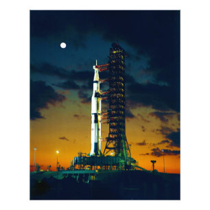 Foto Apollo 4 Saturn V no Pad A Launch Complex 39