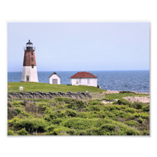 Foto Aponte o farol de Judith, Rhode - impressão da