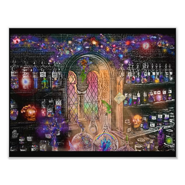 Foto Apotecário místico - Impressão de arte (Frente)