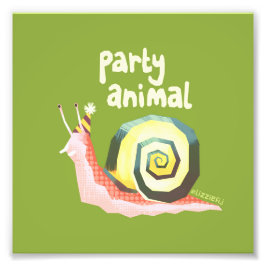 Foto Apresenta impressão de pequena arte de caracol ver